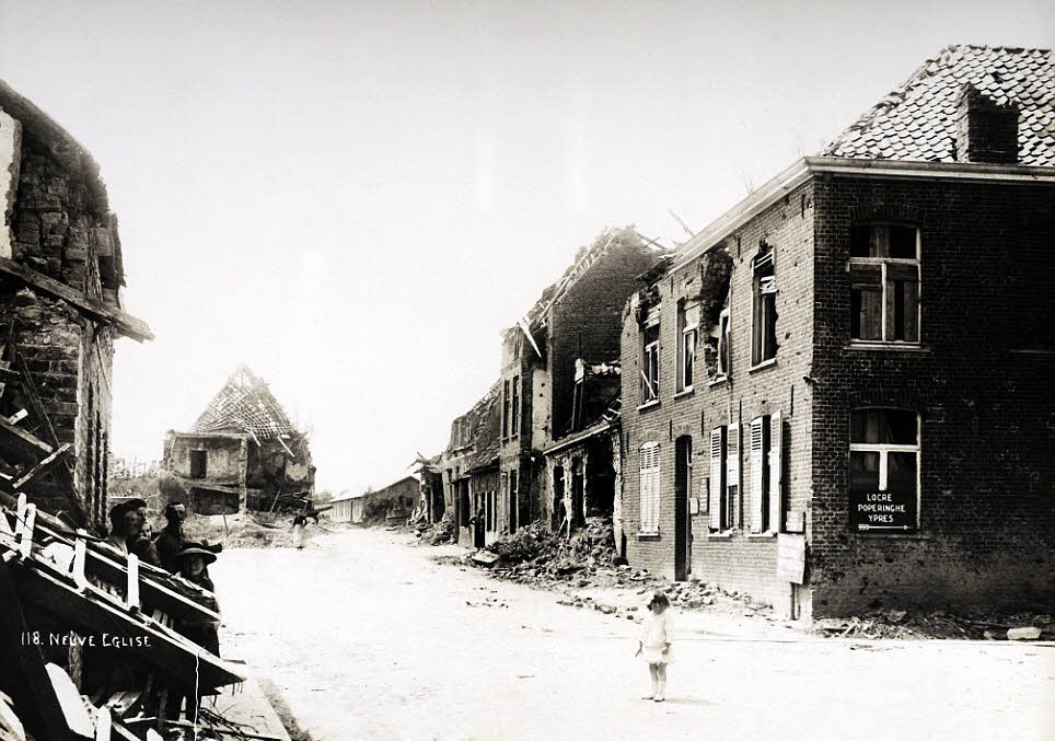 Neuve-Eglise destroyed in WW1