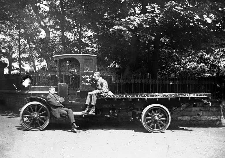 First lorry of Edward Clay and Son, Mungo Manufacturers in 1912