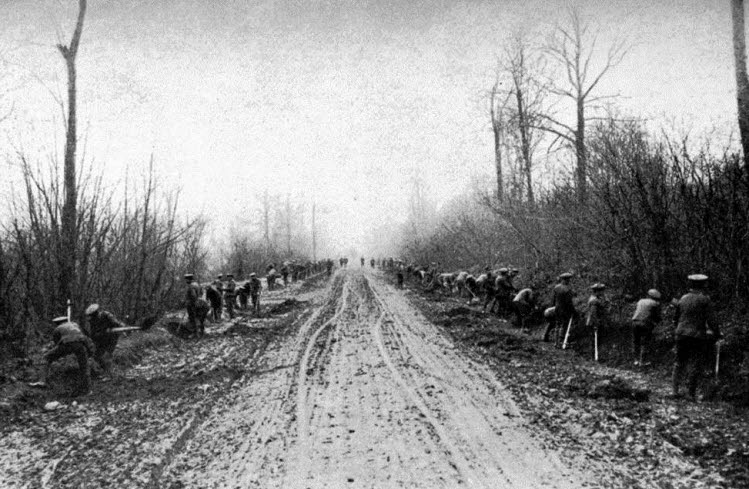 Ancre Road near Aveluy Wood