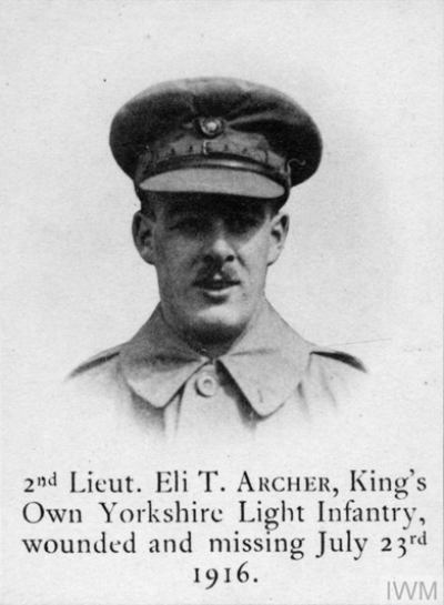 Eli Townend Archer in uniform