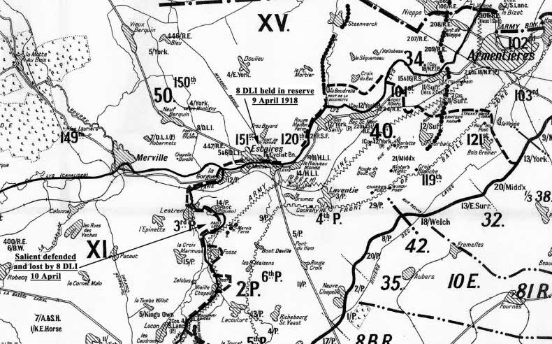 Battle of Estaires 9-11th April 1918