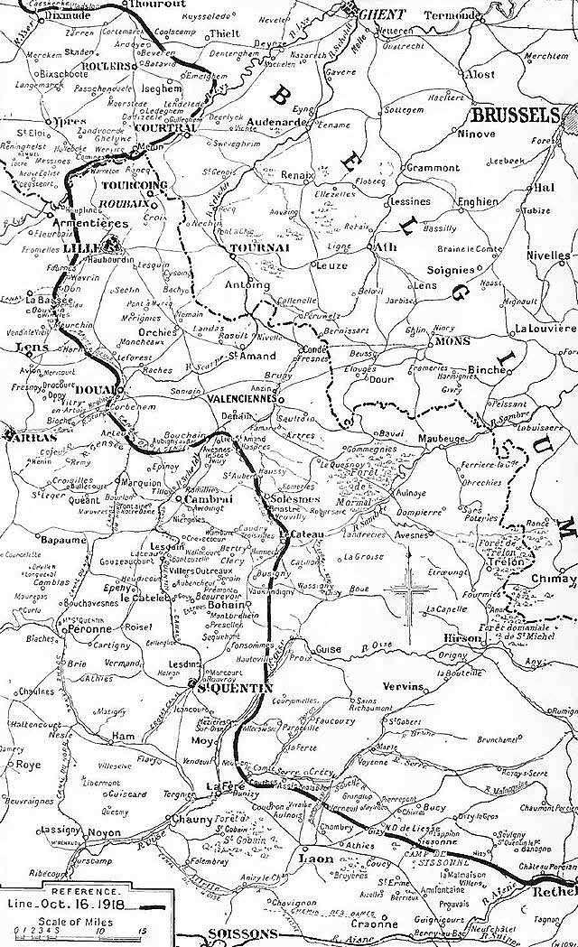 Front Line 16th October 1918