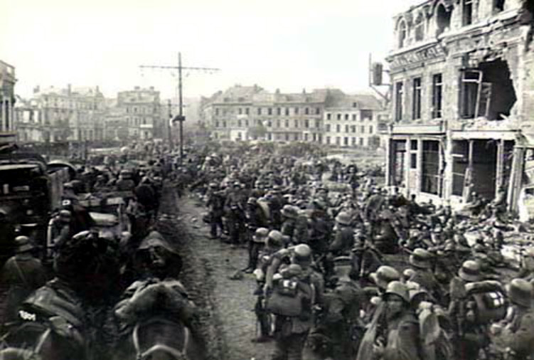 German Troops in St. Quintin March 1918