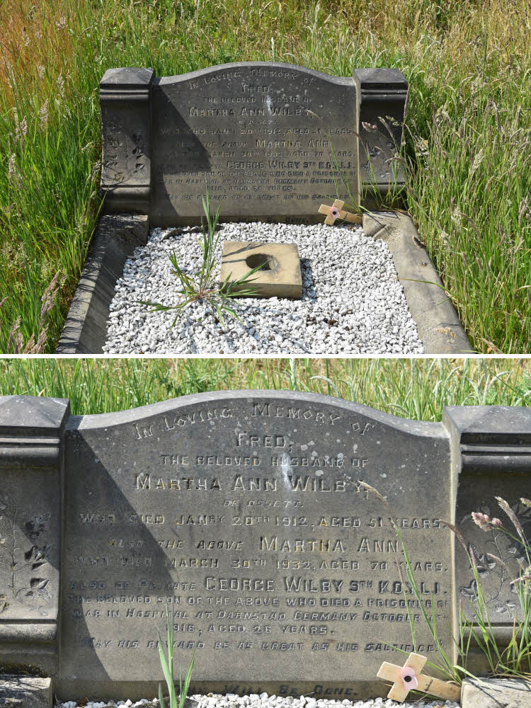 Wilby Grave at St Johns