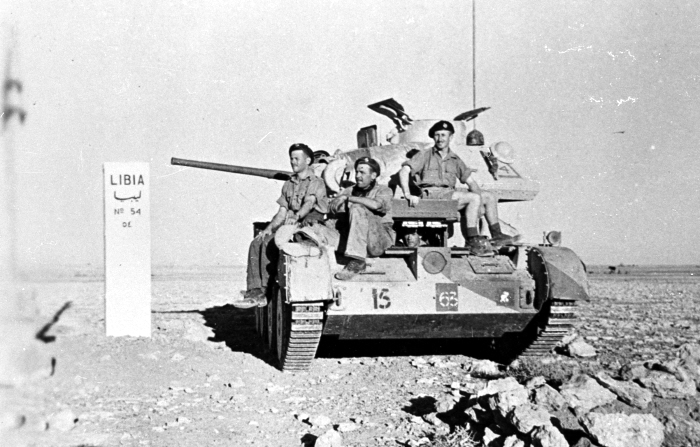 Tank of the 3rd Royal Tank Regiment in Libya 1942