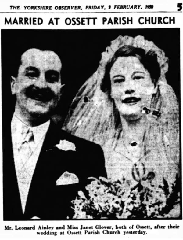 Leoanrd Ainley Marriage