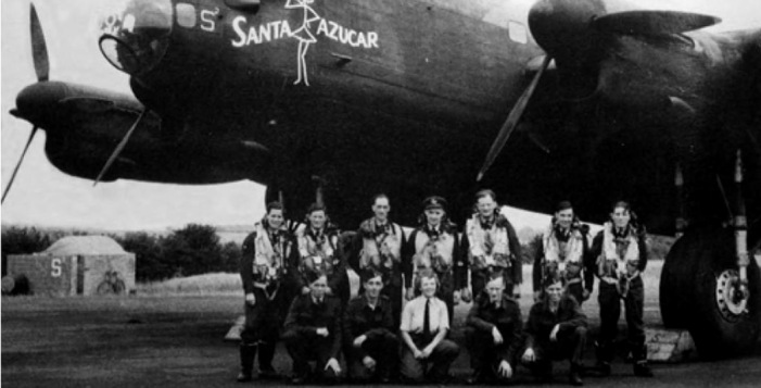 ERic Richmond and his Lancaster crew