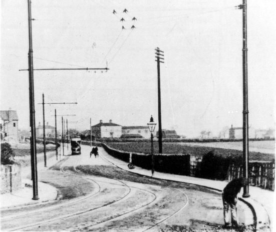 Ossett below Manor Road about 1910