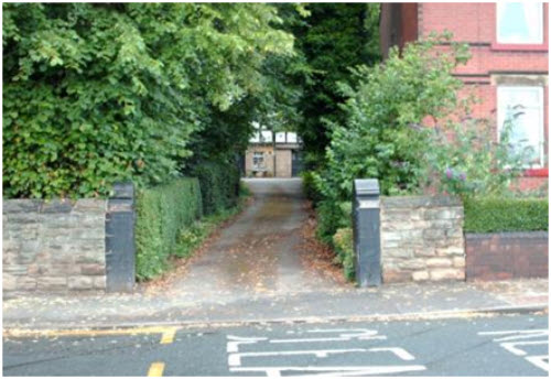 Access to Sowood HOuse from Sowood Lane
